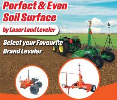  Find A Laser Land Levelers for Better Irrigation and
Crop Yield 

 A Laser land leveler is an advanced agricultural tool
used to level fields using laser-guided technology. It ensures that the land
surface is flat or follows a specific slope, which improves water distribution
and crop yields. A laser land leveller uses high-accuracy equipment to achieve
a uniform field surface. The Laser
Land Leveler price in India starts from INR 1,36,000 and varies according
to the features, brands, and the dealer location.   

 

 