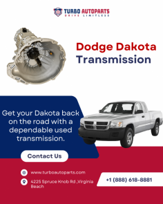  Is your Dodge Dakota struggling on the road? Get it back in action with a dependable used transmission! Affordable, reliable, and quality-tested to keep your truck running strong.  Read More :- https://turboautoparts.com/used-transmission/dodge/dakota  