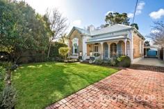  43 Marlborough St College Park SA 5069 Presented to the market for only the third time in 145 years, this is an exceptionally rare opportunity to secure a gracious sandstone villa situated on one of South Australia’s most exclusive, tightly held and coveted streets renowned for its magnificent residences and wide treelined beauty. Built c.1880 by William Box for Charles Chapman who named it ‘Kent Villa’ in honour of his birthplace, this elegantly disposed home bears all the hallmarks of outstanding Victorian craftsmanship, with a highly versatile floorplan and potential to further enhance or reconfigure subject to approvals. Nestled behind a picket fence and gently elevated above the front garden, the enchanting façade boasts immense street appeal, incorporating a pretty lace trimmed veranda, decorative corbels and fretwork, shutters and a grand pedimented window. From the double arched hallway with high ceilings, four principal rooms are currently disposed as a generously proportioned master bedroom with built-in robes and an ensuite, two further bedrooms and a gracious sitting room or fourth bedroom adorned with a marble fireplace. In addition, a country style kitchen, laundry, family bathroom and separate WC. Large extended living and meals has been designed to reflect the home’s original architecture and takes full advantage of its sunny northerly orientation. Arched fanlight doors step through to an elevated alfresco dining platform bathed in sunshine, with striped awnings, steps down to the rear lawn, and ‘Pali de Casada’ all reminiscent of a waterside Venetian palazzo. A versatile outdoor room makes the perfect home office, studio retreat or even another bedroom. This superb home with its blue ribbon position, close proximity to St Peters College and scope to further upgrade presents a once in a generation opportunity for the discerning buyer. Early inspection is highly recommended. ADDITIONAL FEATURES OF NOTE • Two-car carport with additional driveway parking • Internal entry from carport • Shed • Concealed utility area & drying yard • Ceiling roses • Marble fireplace in sitting room • Dishlex dishwasher, gas cooktop • Two gas fireplaces • Split system A/C • Heated towel rails • Alarm LOCATION: Less than 4 km to Victoria Square. Short walk to St Peters College LIFESTYLE: Walk to Botanical Gardens, Zoo, Linear Park, East End, Universities, St Peters bakeries, cafes & pubs. Close to The Avenues, Walkerville Terrace, Payneham Road shopping EDUCATION: Zoned to Adelaide Botanic & Adelaide High Schools, Walkerville and North Adelaide Primary Schools. Walk to St Peters College. Minutes to Prince Alfred College, Wilderness & St Andrews 