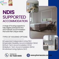  Our NDIS Supported Accommodation offers safe, accessible homes with personalised care to help you thrive. https://www.phomecare.com.au/2025/08/13/ndis-supported-accommodation/   #NDISAccommodation #SupportedLiving #NDISCare #DisabilitySupport #IndependentLiving #NDISServices #NDISAccommodation #NDISHousing #ndisprovider 