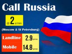  Make cheap international calls to Russia from the USA and
Canada with Amantel. Get the best rates for Russia
calling cards and phone cards – no hidden fees, no connection
charges. Call Russian mobiles and landlines with crystal-clear quality. 