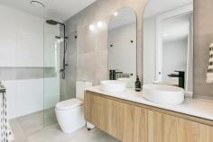  1 / 37 Twenty Seventh Avenue Palm Beach QLD 4221 $2,195,000 Set within a short stroll of popular beaches and the calm waters of Tallebudgera Creek, this architect-designed villa is one of four within boutique development 'The Palms'. Offering a laid-back, coastal lifestyle in the tightly-held northern part of Palm Beach, this tri-level home completed in 2021 is a flawless example of contemporary coastal design. Stone, VJ panels and earthy timber tones, elevate the fresh, breezy interior. Each floor hosts one of three bedrooms and bathrooms, with the master suite located on the top floor having an additional study or parents retreat. Natural light bathes the refined design, most notably through an elevated void to the open living, dining and kitchen area. filtering in through elegant glazed archways. Sliding doors open to a covered balcony, encouraging effortless indoor-outdoor entertaining and cross flow coastal breezes. Tucked away in a peaceful pocket of vibrant North Palm Beach, this viaal promises front-row access to a relaxed way of life centred around sun, sand and surf. The Highlights: - Architect-designed tri-level villa in Palm Beach - One of four residences making up boutique 'The Palms' development - Flawlessly completed by Alroe Constructions in 2021 - Contemporary coastal design with laminate timber, stone, arched glazing and VJ panelling - Open living, dining and kitchen area with balcony access - Living has 5.3m void; dining has arched glazing for natural light - Gourmet kitchen has stone island benchtop with breakfast bar, Bosch oven, integrated dishwasher and induction cooktop - One bedroom and bathroom on each level - Entire top-level master suite has walk-in robe, ensuite with his and her vanity, and private study or sitting area - Two additional bedrooms with built-in robes - All bathrooms have floor-to-ceiling tiles - Laundry has access to external drying court - Heated pool - Fully fenced, private yard - Ducted air conditioning throughout - Double garage Enjoy an amazing mix of lifestyle and location boasting a superb gourmet cafe precinct, hipster stores, restaurants and bars including Custard Canteen and Bantr. In PBC catchment and within close proximity are the Mallawa Sports Fields, revered local schools and 10 minutes Gold Coast International Airport. 