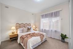  Unit 10/8 Second Ave Glenelg East SA 5045 Enjoying a front position within a tidy single-storey group, Sandison Lodge, this updated homette is the brilliant beachside starter or solid investment you've been waiting for. Less than 200m from Sandison Reserve, playground and Helmsdale Tennis Club and just 1.5kms from the sandy shores of Glenelg, there is everything to love about the location here. Walk to the bus, tram, local shops and Jetty Road, with Immanuel College a few minutes' drive and city commutes the simplest of 10kms. A welcoming living and dining room with big picture windows and plenty of natural light makes a fine first impression upon entry, moving through to a renovated kitchen with sleek two-tone cabinetry and a large pantry maximising storage space. Two carpeted bedrooms both enjoy lovely outlooks, a sizeable front master with mirrored built-in robes, as well as easy access to an updated bathroom with floor-to-ceiling tiling and shower as well as inset bath. More to mention: - Split system reverse cycle air conditioner to living room - Separate laundry - Fresh paint & new floor coverings throughout - Separate laundry Set back from the road with a northerly aspect and plenty of lawn space, this seaside gem is sure to sit a cut above the rest. Come and have a look for yourself. 